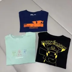 UNIQLO UT ポケモンTシャツまとめ売り3枚セット　110㎝