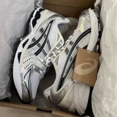 ASICS GEL-KAYANO 14 27.5 white midnight