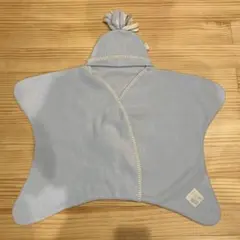 ライトブルー 星型おくるみ