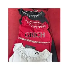 あ*️様 グローイングリッチ✧︎ビーズ装飾アシメミニドレス キャバドレス新品未使