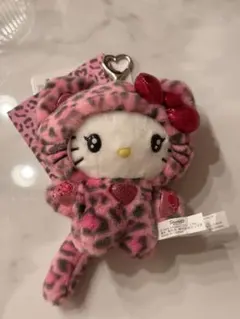 新品　サンリオ ギャルネコ マスコットホルダー キティ ピンク