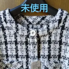 [新品未使用]cocaノーカラージャケット M タグ付き　最終値下げ