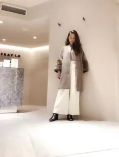 FRAY.ID エコファーカフスコート