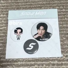 SnowMan 1st POPUP SEOUL目黒蓮 缶バッジセット♡ - メルカリ