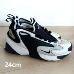 【ダメージ品】Nikeズーム2k/24cm/BLACK×WHITE