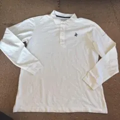 Jack Bunny!! 長袖ポロシャツ サイズ5 ホワイト