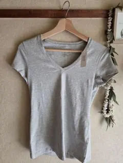 Banana Republic Vネック Tシャツ グレー Sのサムネイル