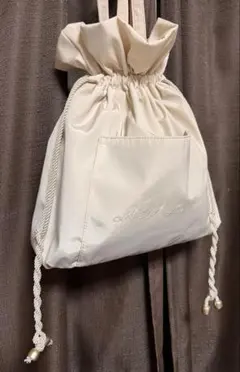 巾着トートバッグ 2WAY 大容量 軽量 撥水 ナイロン レディース