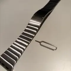 アップルウォッチ用/高級リンクブレスレット/シルバー 125