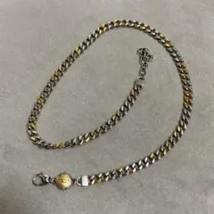 DIESEL ディーゼル ツートン ネックレス DX1355931
