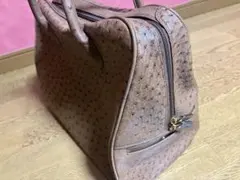 GINO FERRUZZI ITALYペイズリーボストンバッグ ブラウン レザー - メルカリ