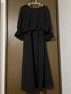ブラック キャミワンピース ボレロセットCiopanic