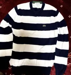 LACOSTE ボーダーニット セーター