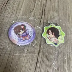 名探偵コナン 缶バッジ＆キーホルダーセット　くら寿司