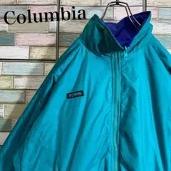 【90's】コロンビア　ウォームアップジャケット　リバーシブル