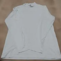 イグニオ グレーストライプ ハイネックシャツ Lサイズ