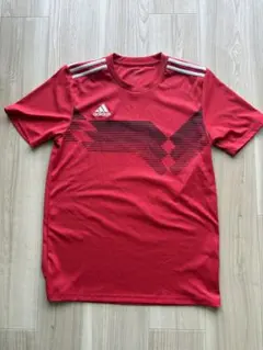 adidas アディダス サッカーTシャツ レッド Lのサムネイル