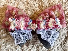 にじさんじ 佐伯イッテツ 概念リボンヘアクリップ/ハンドメイド