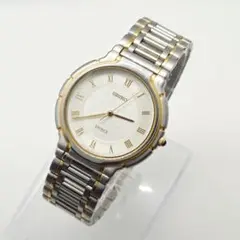 希少 美品 稼働品 SEIKO 新品電池 ムーンフェイズ トリプルカレンダー