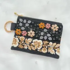 数量限定！在庫セール インド刺繍リボン♡ミニポーチ③