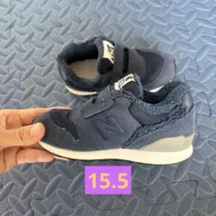 New Balance 996 ネイビー キッズシューズ　ボアスニーカー
