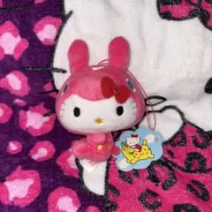 サンリオ ハローキティ ロディ ぬいぐるみマスコット ピンク