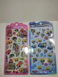 パワーパフガールズ うるちゅるポップシール ドロップジェリーシール 正規品