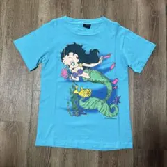 超希少 90s USA製 BETTY BOOP マーメイド ベティー Tシャツのサムネイル