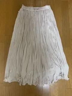 プリーツスカート ライトベージュ サイズ59-63
