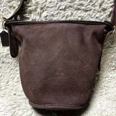 COACH 4952 オールドコーチ バケツ ショルダーバッグ ダークブラウン