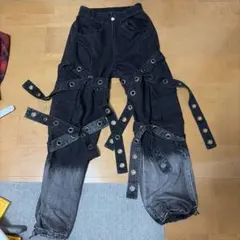 Queen of Darkness ボンテージ フレアパンツ 32サイズ パンク - メルカリ
