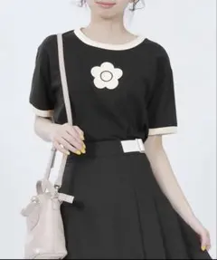 デイジーリンガー Tシャツ　マリークワント（MARY QUANT）　ブラックのサムネイル