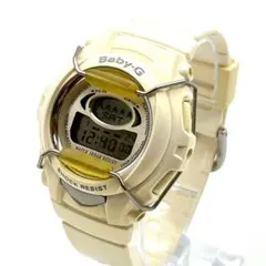 良品 カシオ Baby-G 電池交換済 デジタル BGM-220LV ホワイト - メルカリ