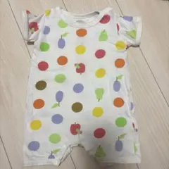はらぺこあおむし ロンパース 80cm 半袖 エリックカール ベビーのサムネイル