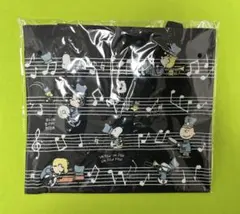 PEANUTS　スヌーピー　トートバッグ　マーチングバンド　黒　新品