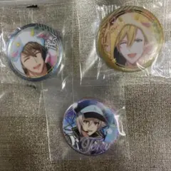 アイナナ缶バッジ 六弥ナギ & 十龍之介 & ミニ缶バッジ 九条天