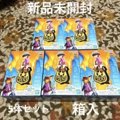 ズートピア2 ニック•ワイルド　モニタートップフィギュア 5体セット