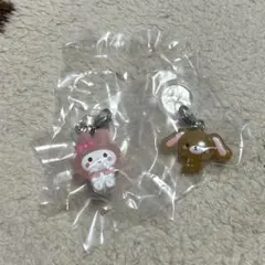 サンリオキャラクターズ　ゆるっとめじるしアクセサリー　ガチャ　２点セット