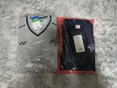 YONEX グレートレーナー 3L & wundou ネイビーシャツ L セット