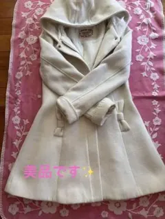 LODISPOTTO フード付きホワイトロングコート