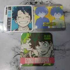 ヒロアカ　原画展　アートコースター　デク 緑谷出久　死柄木弔