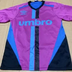 umbro スポーツシャツ マゼンタ　ブルー　Mサイズ