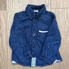 BREEZE デニム風　長袖シャツ　95センチ