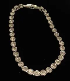 新品 未使用　ダイヤモンド風テニスブレスレット