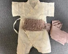 プティマイン　浴衣ロンパース