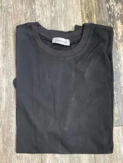 MONCLER ブラック Tシャツ ロゴ入り　XL