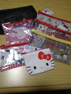 SANRIO　サンリオキャラクターズ　ポーチ7点セット