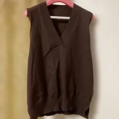 vネック ニットロング