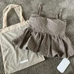 新品未使用！chico水着 トップス＆メッシュトートバッグ付き