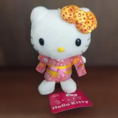 d*7様 ハローキティ ぬいぐるみ 着物 ピンク - メルカリ